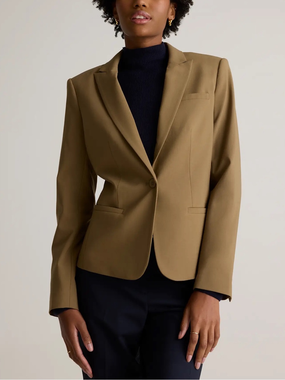 Quince Women's Single-Button Blazer